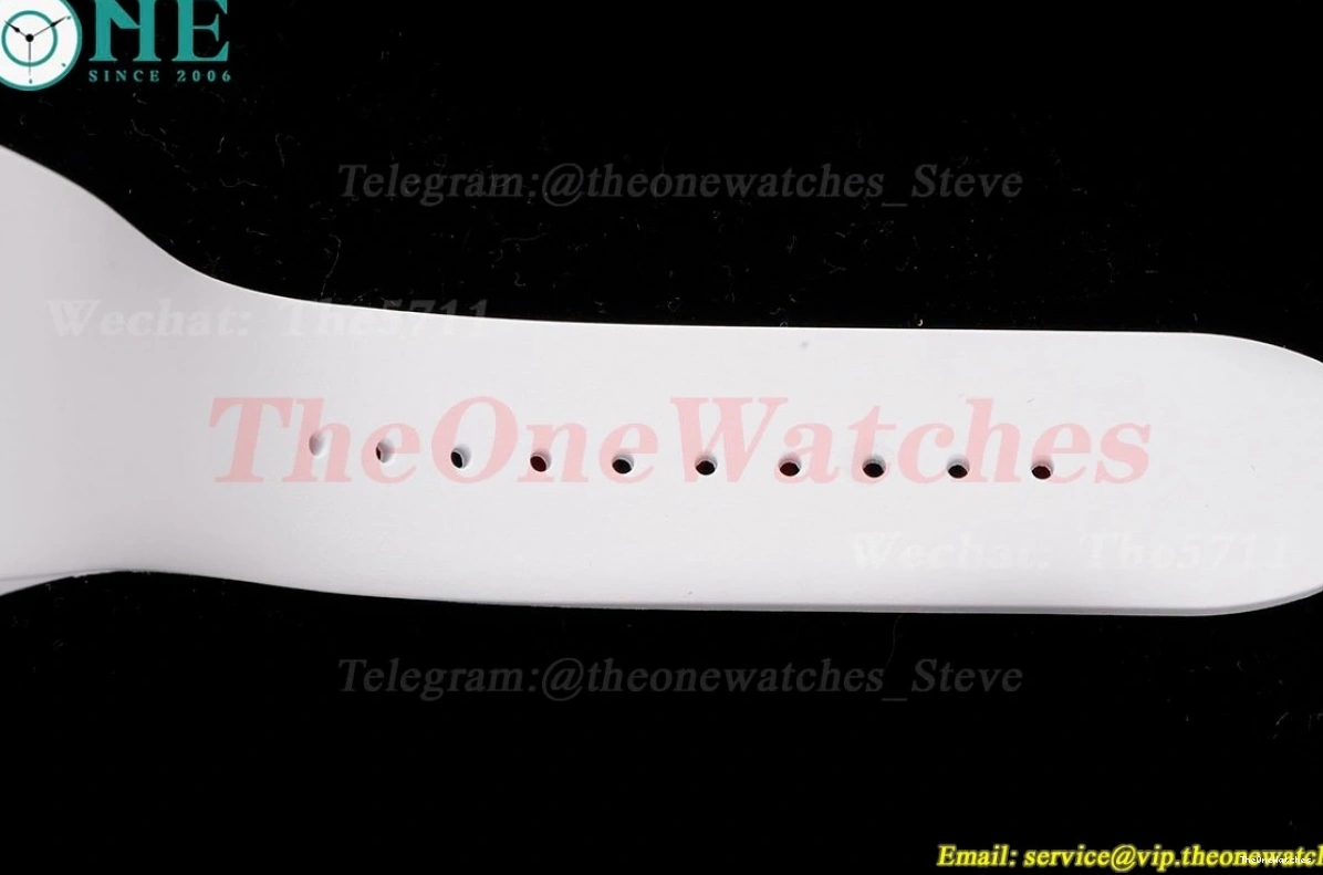 White Blue Rubber With Clone Strap Dial Transparent Skeleton RMSF RM35-01 RMUL2 0127